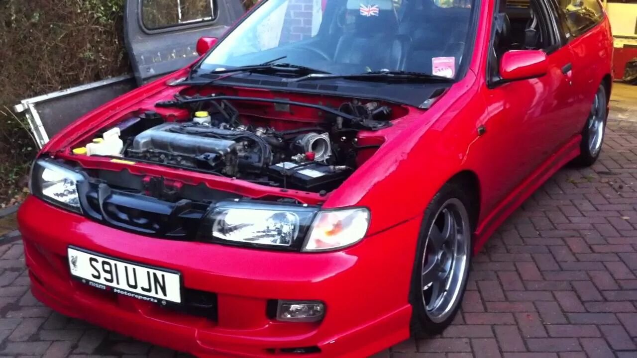 Ниссан n15 фото Almera GTi with Autech Pulsar Engine Running - YouTube