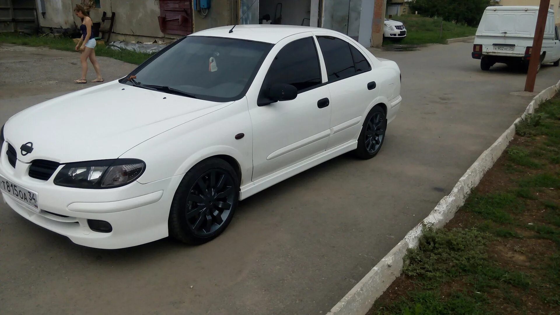 Ниссан n16 тюнинг ☆ Пороги Nissan Bluebird Sylphy G10 ☆ - Nissan Almera II (N16), 2 л, 2002 года т