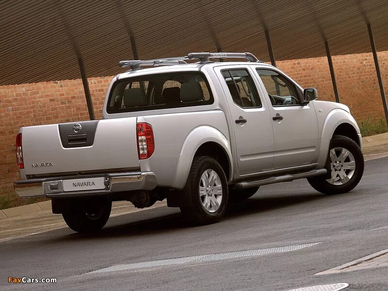 Ниссан навара фото Nissan Navara Double Cab ZA-spec (D40) 2005–10 wallpapers (800x600)