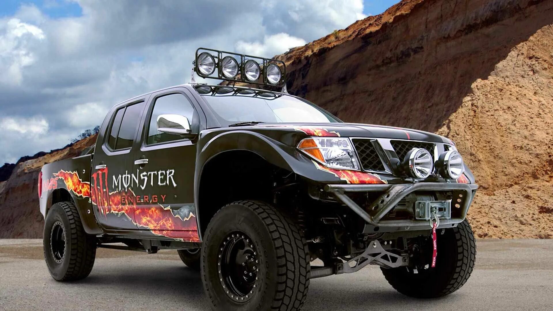 Ниссан навара тюнинг для бездорожья LinxOne постер на экокоже /в тубусе 40x40 "Авто, машины, мото, транспорт 759 q1"