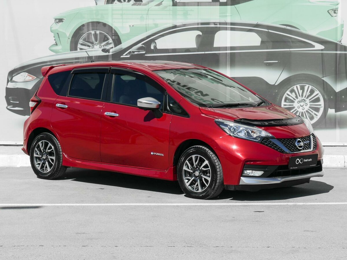 Ниссан ноте 2019 фото Купить б/у Nissan Note II Рестайлинг e-Power 1.2hyb AT (80 л.с.) 4WD гибрид авто