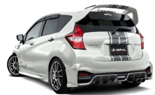 Ниссан ноте е пауэр тюнинг IMPUL Note E12 поздняя версия задняя половина спойлер : продажа на аукционе Real