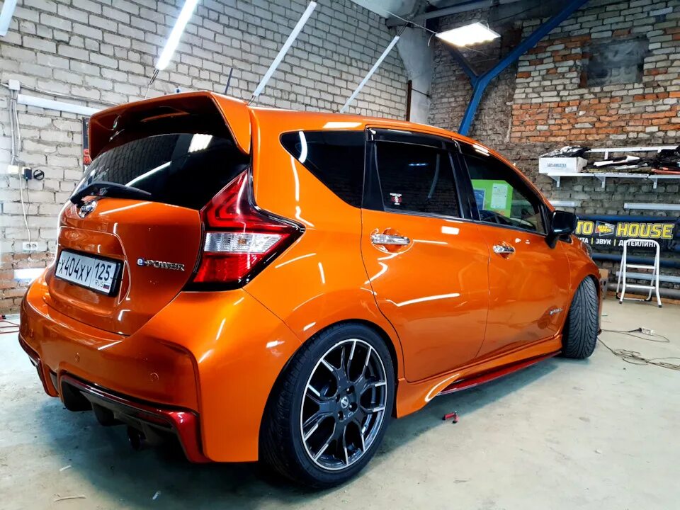 Ниссан ноте е пауэр тюнинг 28. Полировка и керамика - Nissan Note e-Power, 1,2 л, 2017 года тюнинг DRIVE2