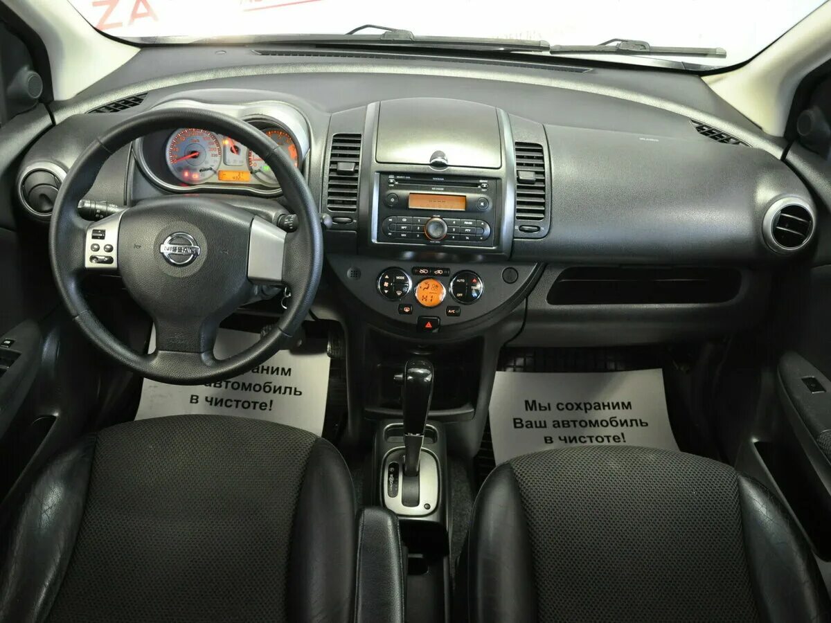 Ниссан ноте фото салона Купить б/у Nissan Note I 1.6 AT (110 л.с.) бензин автомат в Санкт-Петербурге: чё