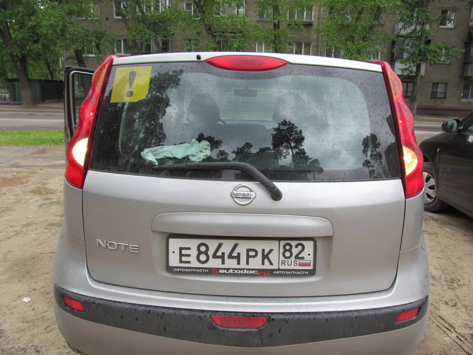 Ниссан ноте фото сзади лампы заднего хода - Nissan Note (1G), 1,6 л, 2006 года электроника DRIVE2