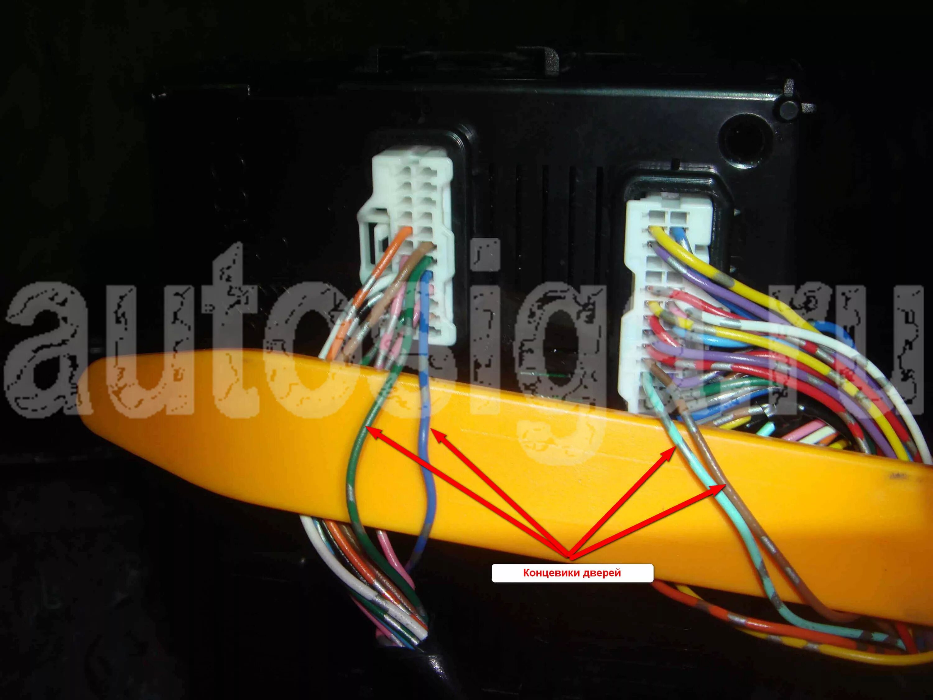 Ниссан ноте точки подключения сигнализации Точки подключения автосигнализации на Nissan Note