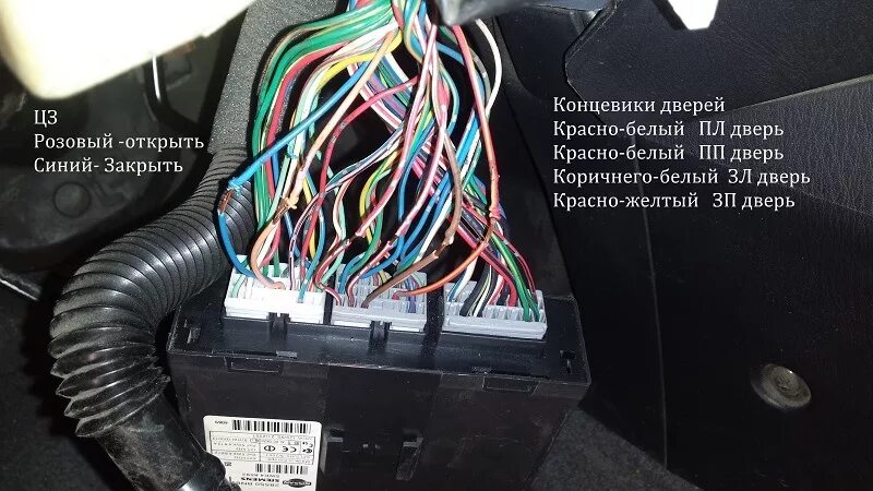 Ниссан ноте точки подключения сигнализации Подключение сигнализацыи - Nissan Almera II (N16), 1,5 л, 2003 года электроника 