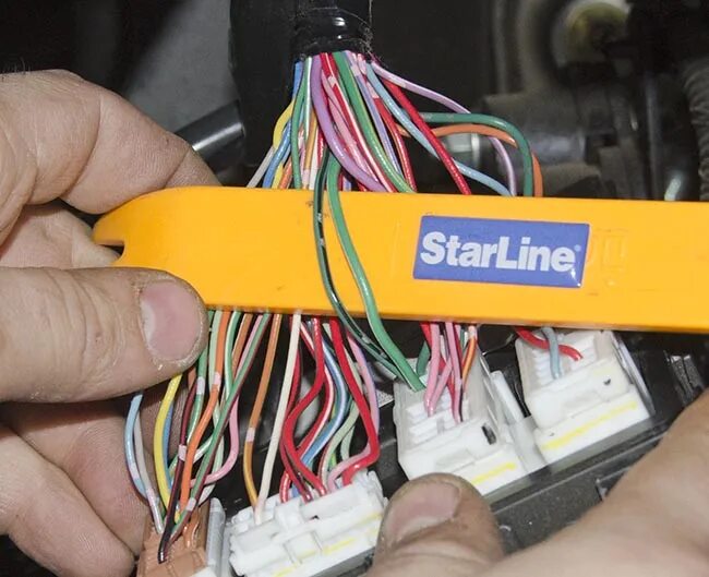 Ниссан ноте точки подключения сигнализации Инструкция по установке сигнализации StarLine D94, карта монтажа сигнализации на