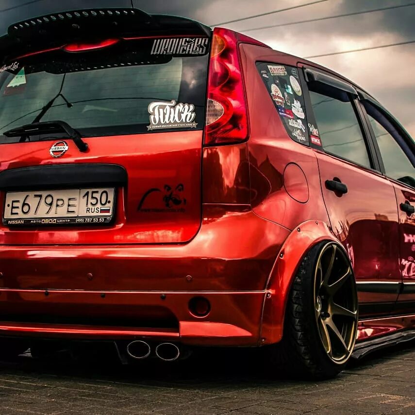 Ниссан ноте тюнинг Вылазка енота на loftpicnic2018 - Nissan Note (1G), 1,4 л, 2007 года встреча DRI