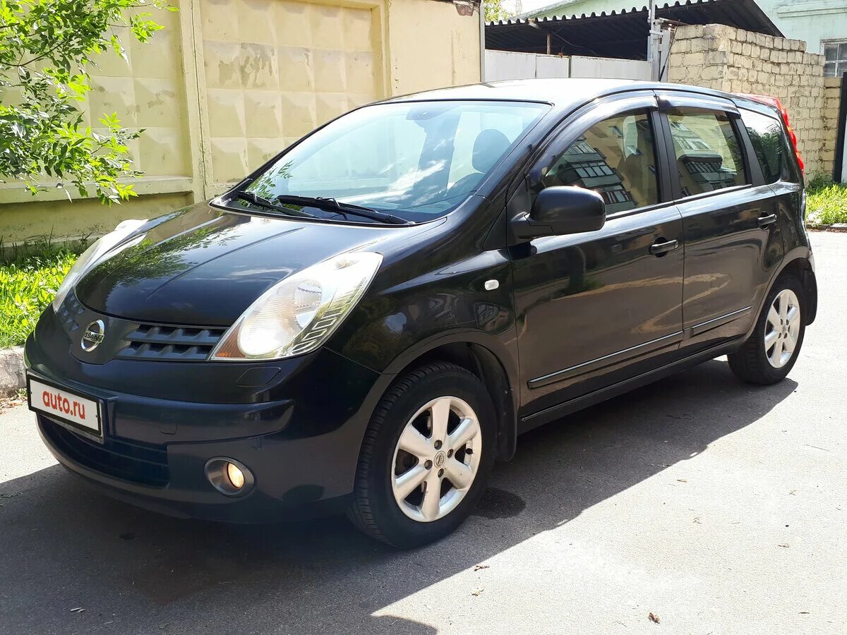 Ниссан ноут 2007 фото Купить б/у Nissan Note I 1.6 MT (110 л.с.) бензин механика в Москве: чёрный Нисс