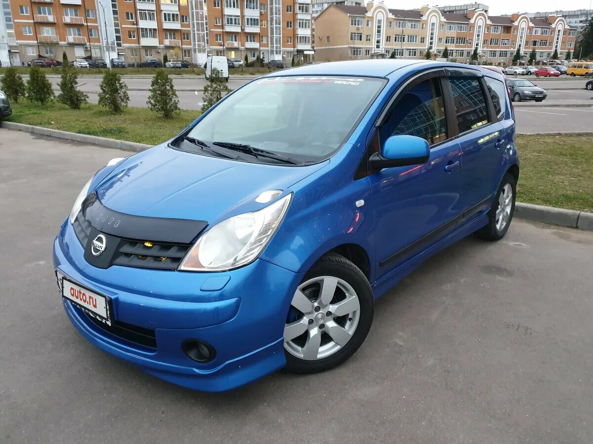Ниссан ноут 2008 фото Купить б/у Nissan Note I 1.4 MT (88 л.с.) бензин механика в Обнинске: синий Нисс