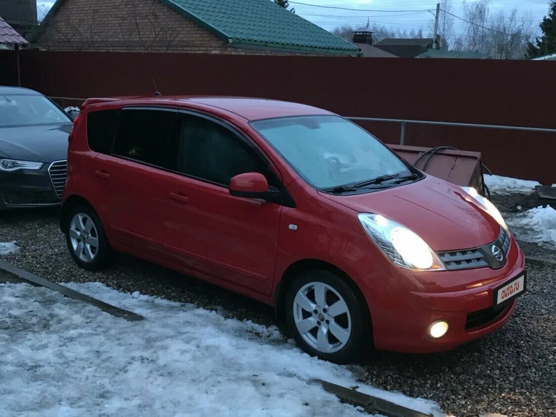 Ниссан ноут 2008 года фото Купить б/у Nissan Note I 1.6 AT (110 л.с.) бензин автомат в Капустине: красный Н
