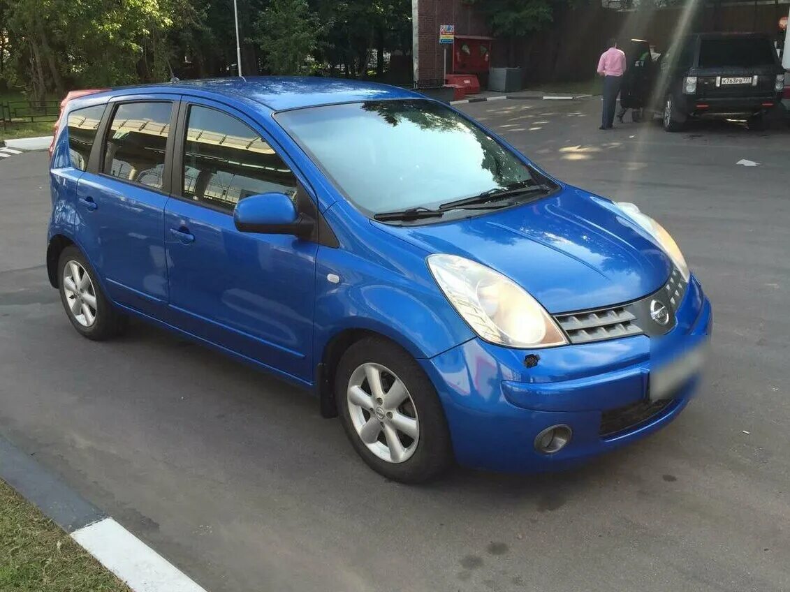 Ниссан ноут 2008 года фото Купить б/у Nissan Note I 1.6 AT (110 л.с.) бензин автомат в Москве: синий Ниссан