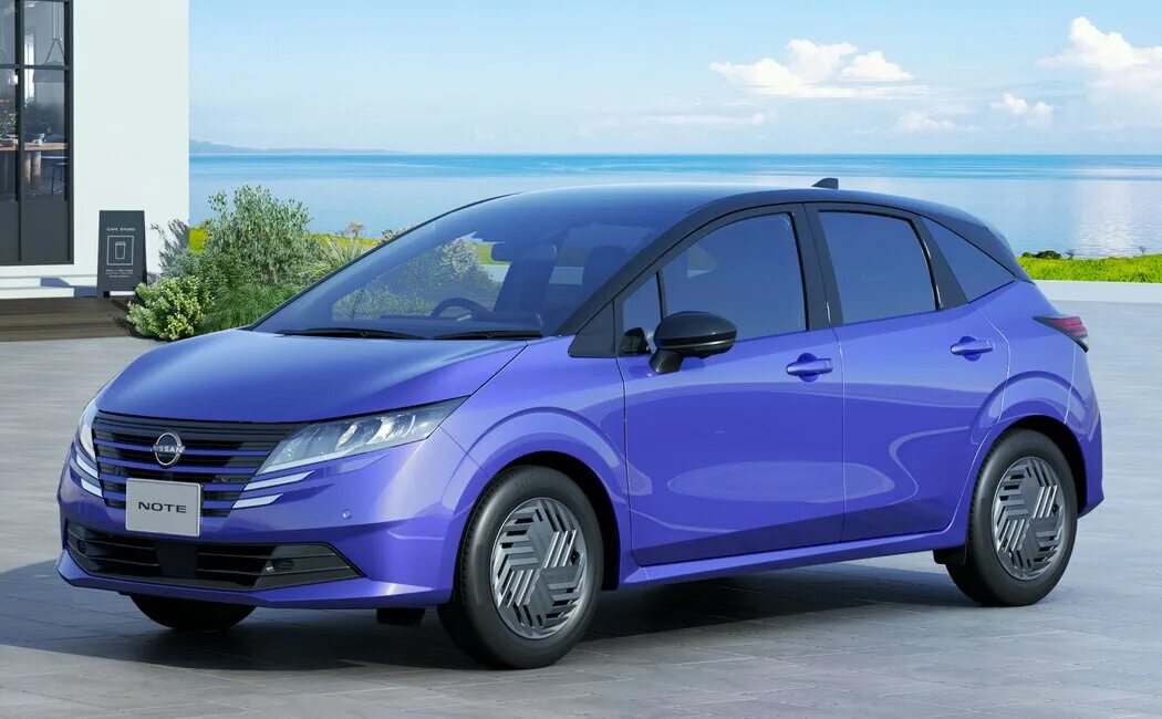 Ниссан ноут 2024 фото Комплектация Nissan Note (1.2 AT, 82 л.с.), 3 поколение рестайлинг (2023 - н.в.)