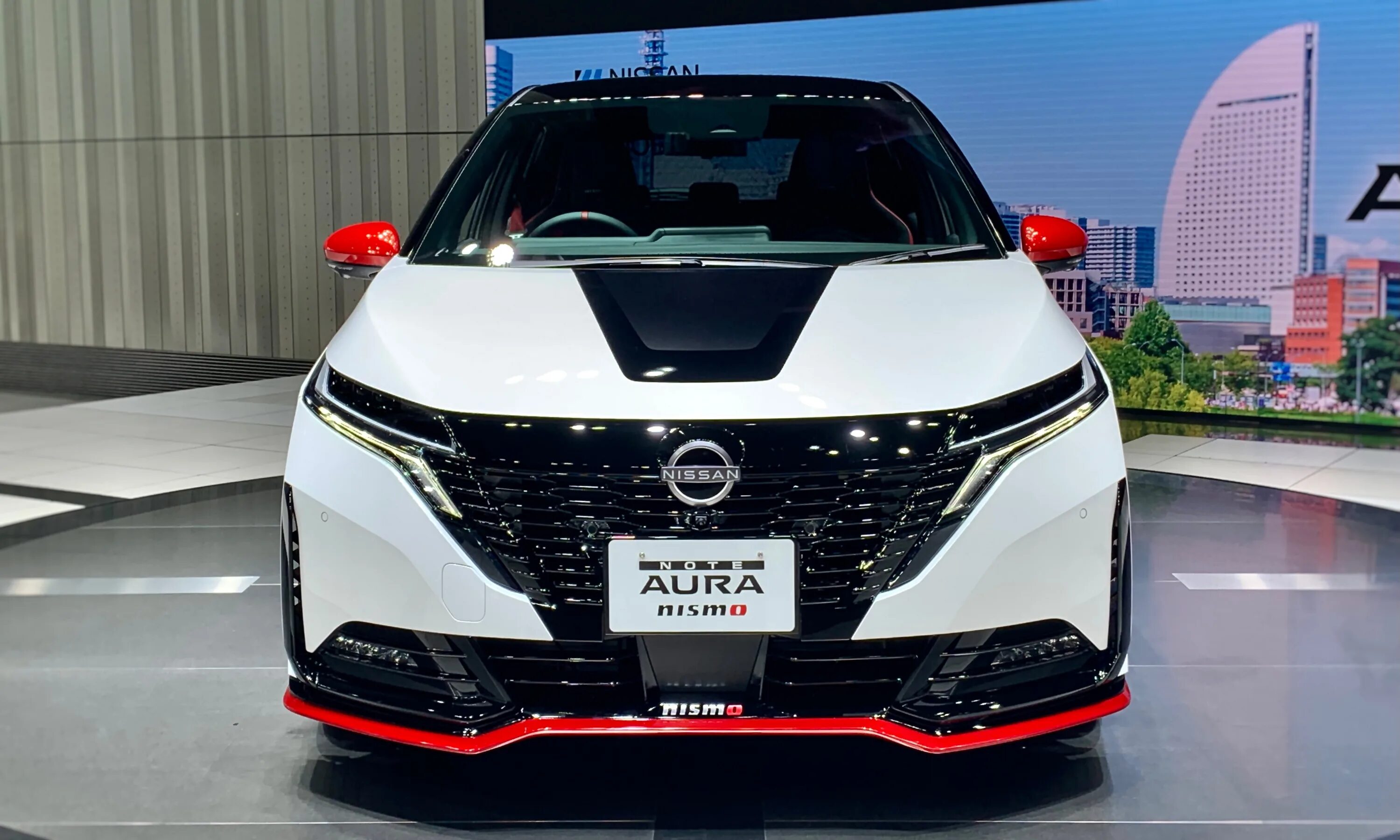 Ниссан ноут аура нисмо фото File:Nissan Note Aura NISMO (FE13), 2021, front.jpg - Wikimedia Commons