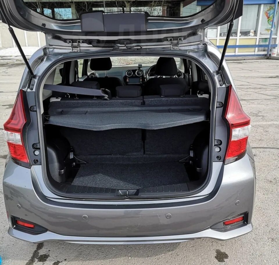 Ниссан ноут багажник фото Полка в багажник. Моя покупка + все возможные варианты. - Nissan Note (2G), 1,2 