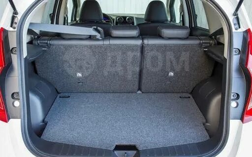 Ниссан ноут багажник фото Прокат аренда гибрид авто Nissan Note E power, эконом, средний, 2017 год, передн