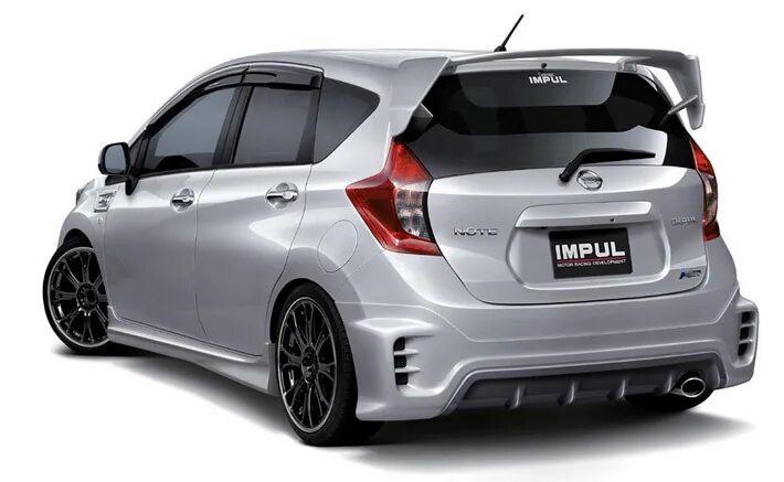 Ниссан ноут е пауэр тюнинг Nissan Note получил большой набор новых деталей