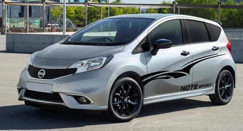 Ниссан ноут е12 фото Стайлинг автомобиля, дверь, двусторонняя декоративная наклейка для Nissan Note N