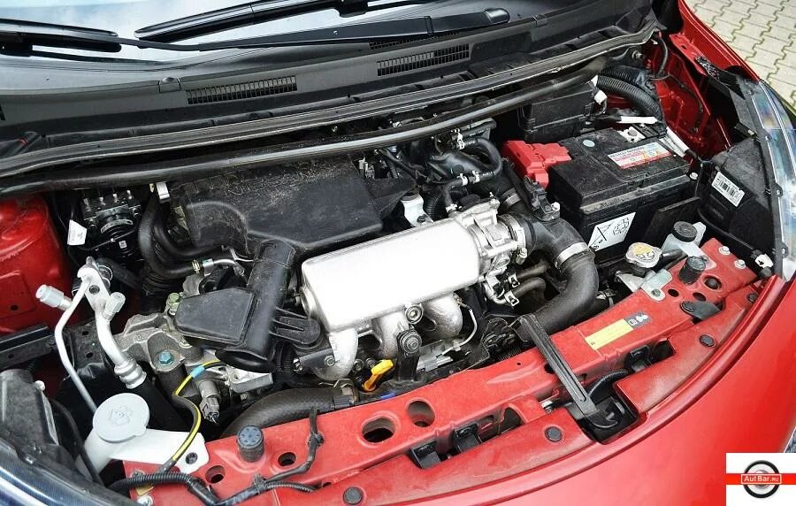 Ниссан ноут фото под капотом HR12DDR 1.2 DIG-S 98 л.с - двигатель Ниссан Микра и Ниссан Ноут. Характеристики,