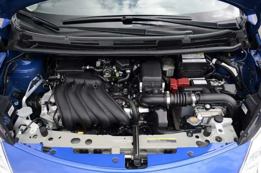 Ниссан ноут фото под капотом Nissan Versa Note 2014 года выпуска. Фото 9. VERcity