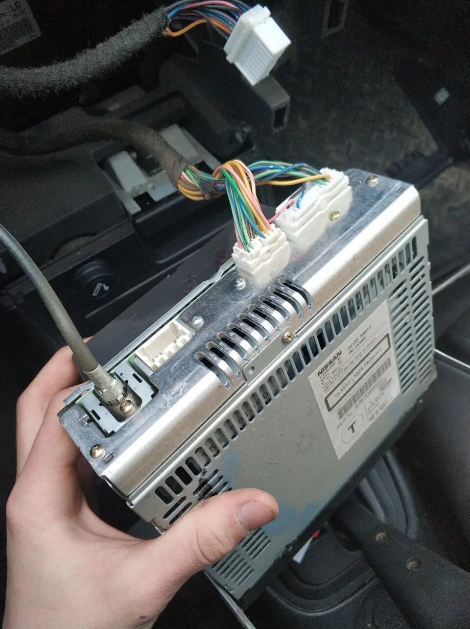 Ниссан ноут магнитола андроид подключение Смена штатной магнитолы Nissan Almera N16 Luxury - Nissan Almera II (N16), 1,8 л