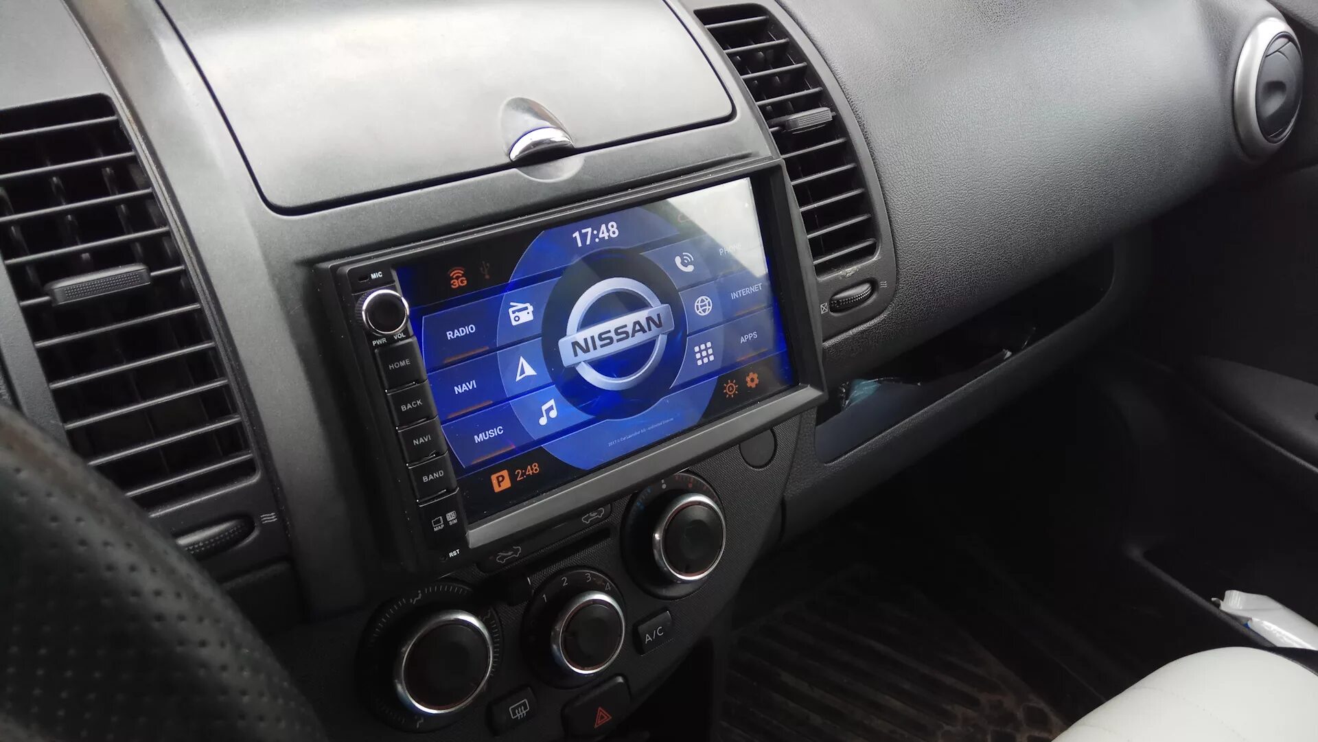 Ниссан ноут магнитола андроид подключение Магнитола 2 DIN Ownice C500 на Nissan Note ч.2 Установка - Nissan Note (1G), 1,4