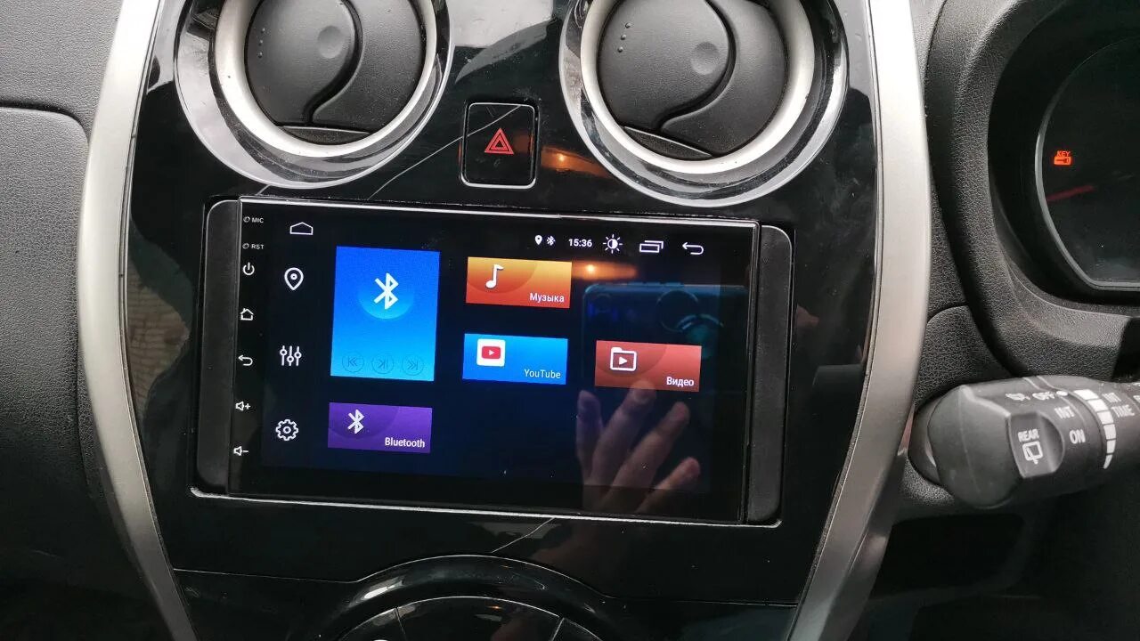 Ниссан ноут магнитола андроид подключение Замена магнитолы - Nissan Note (2G), 1,2 л, 2013 года автозвук DRIVE2