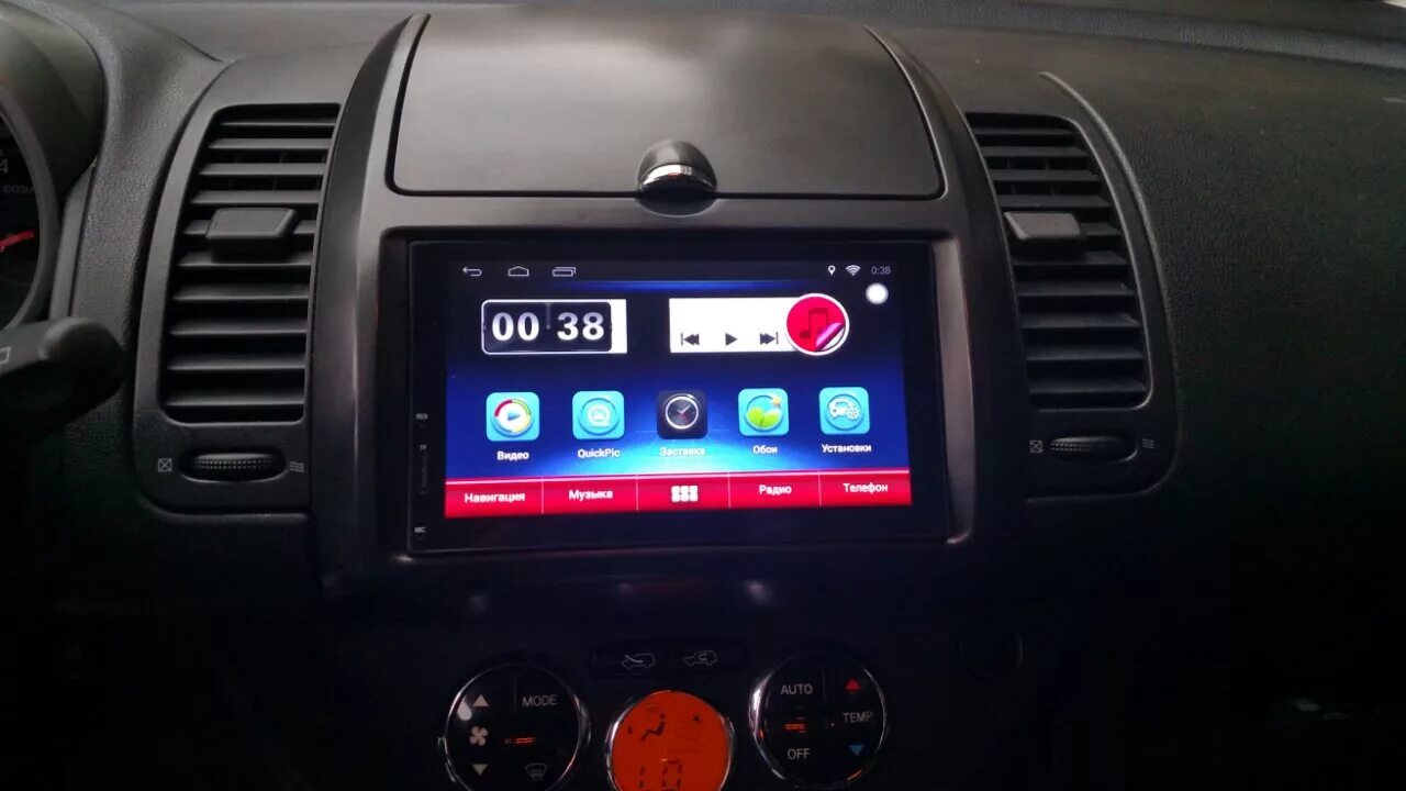 Ниссан ноут магнитола андроид подключение Установка 2din в Nissan Note - DRIVE2