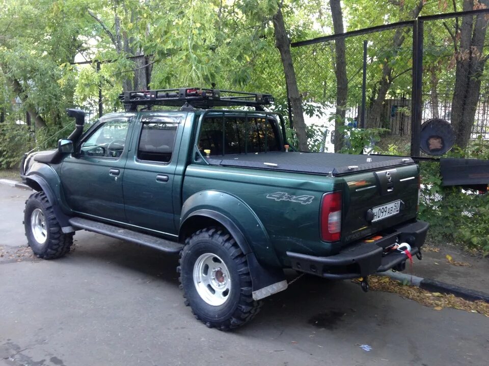 Ниссан нп300 тюнинг Задний силовой бампер в стиле переднего. - Nissan NP300, 2,5 л, 2008 года визит 