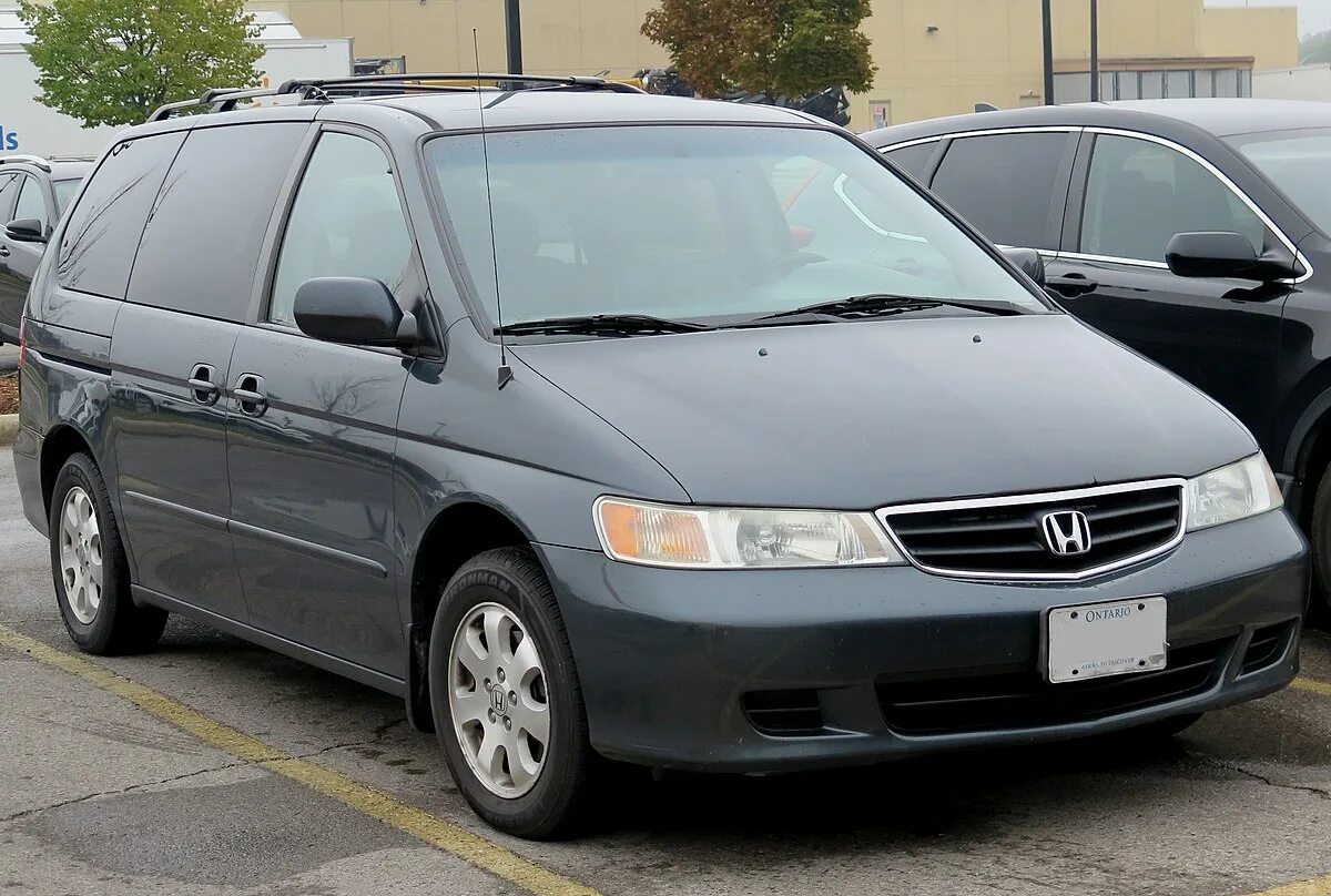 Ниссан одиссей фото File:2003 Honda Odyssey EX in Sage Brush Pearl, Front Right, 09-04-2022.jpg - Wi