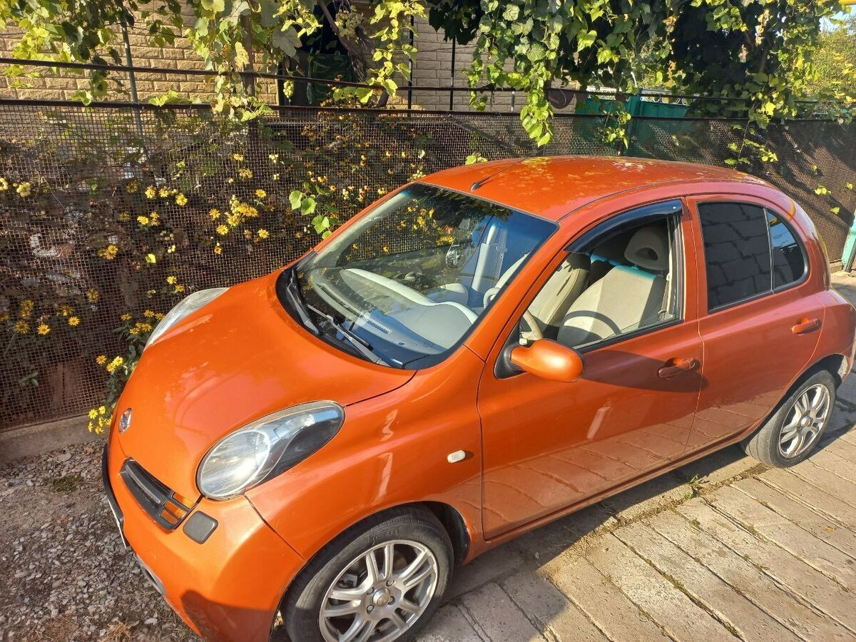 Ниссан оранжевый фото Купить б/у Nissan Micra III (K12) 1.4 MT (88 л.с.) бензин механика в Донецке: ор