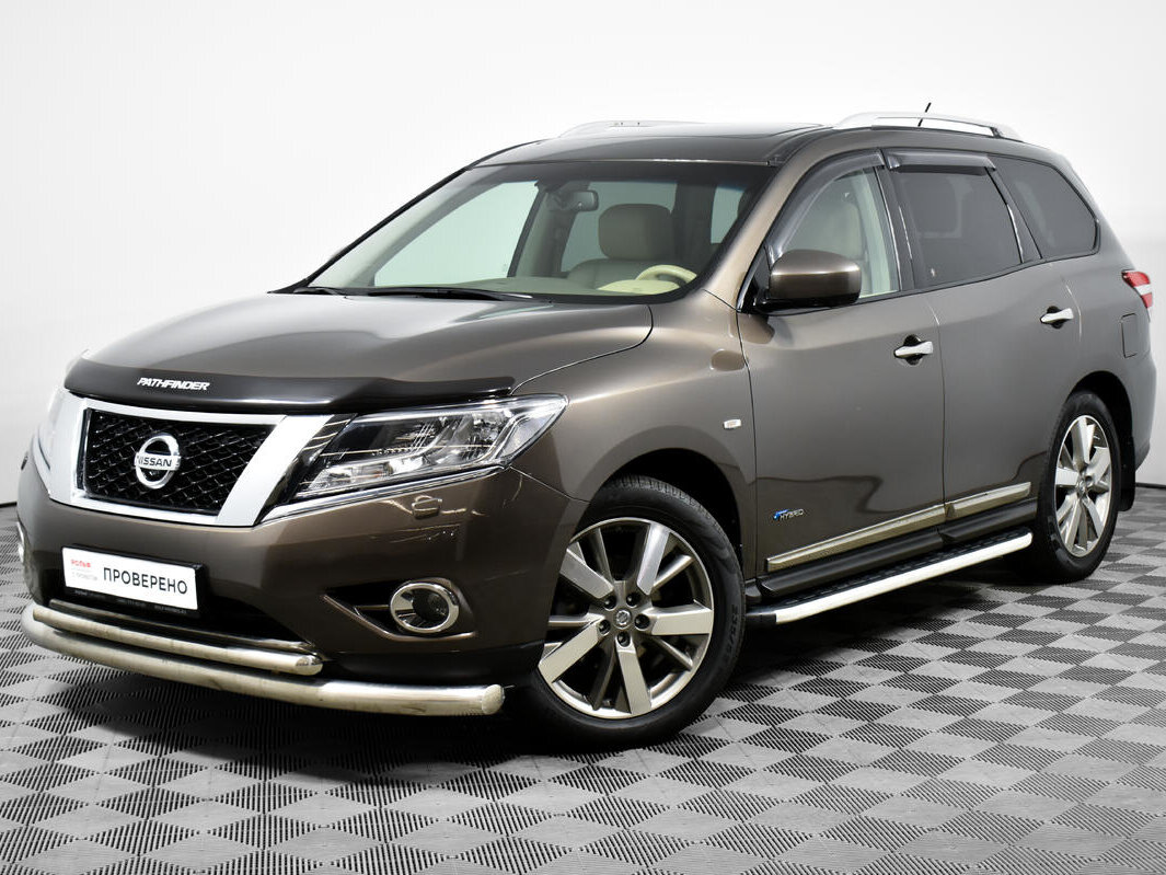 Ниссан отзывы владельцев с фото Купить б/у Nissan Pathfinder IV 2.5hyb CVT (234 л.с.) 4WD гибрид вариатор в Моск
