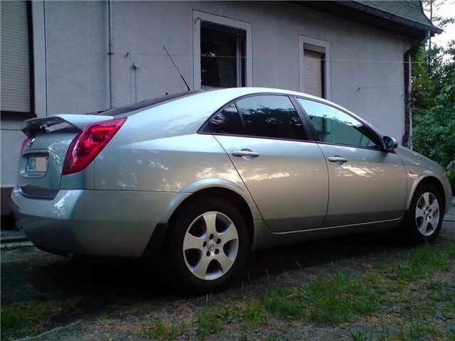 Ниссан п 12 фото Спойлер П12 Хетч - Nissan Primera (P12), 2 л, 2002 года тюнинг DRIVE2