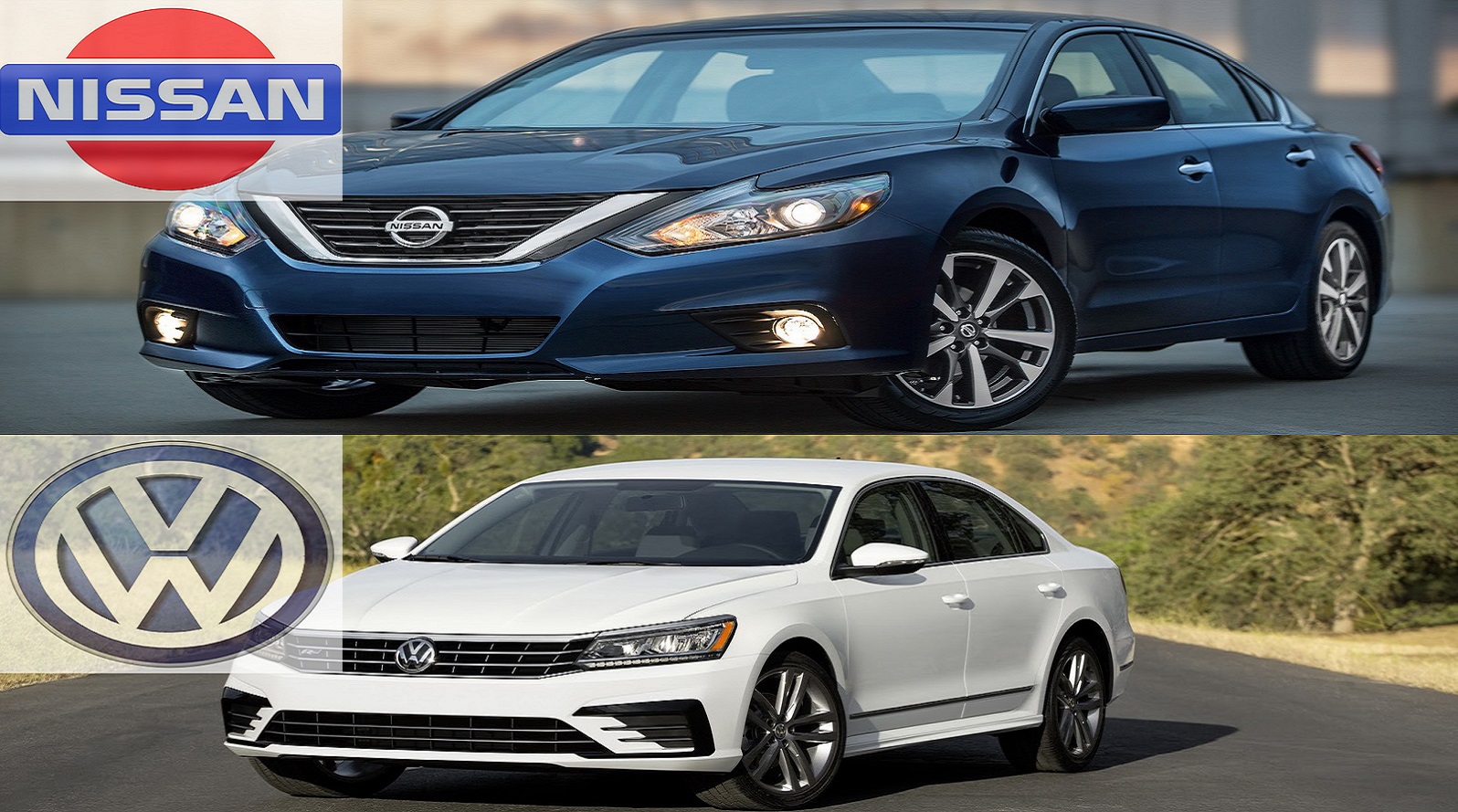 Ниссан пассат фото Две новые фейслифтинговые модели: 2016 Ниссан Алтима и Фольксваген Пассат " 1Gai