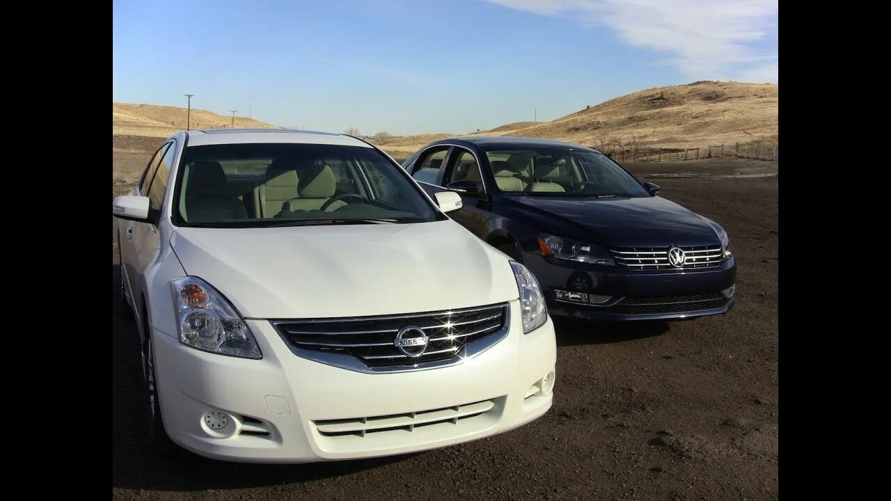 Ниссан пассат фото 2012 Volkswagen Passat TDI vs Nissan Altima 0-60 MPH Mashup Drive & Review - You