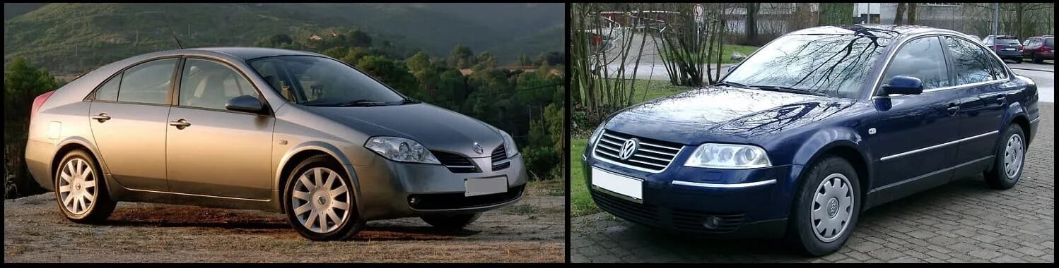 Ниссан пассат фото Что выбрать Nissan Primera III или Volkswagen Passat B5+