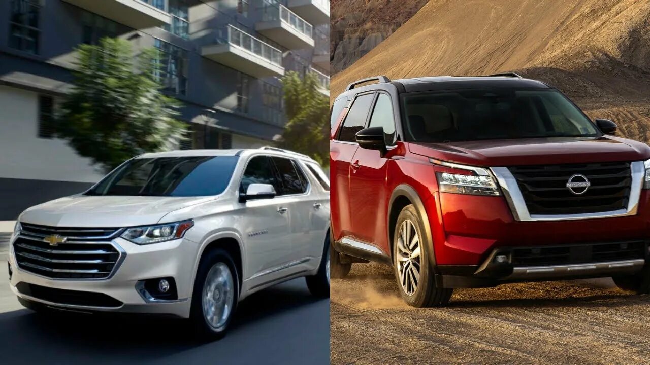 Ниссан патфайндер 2024 фото 2023 Chevrolet Traverse SUV vs All New Nissan Pathfinder SUV Specs Compare - You