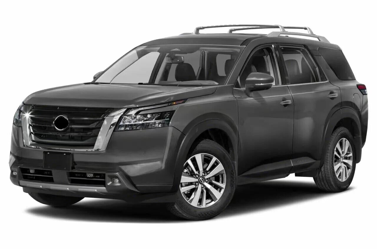 Ниссан патфайндер 2024 в новом кузове фото 2Pcs подходит для Nissan Pathfinder 2022 2023 крыша рельс стойка крест бар траве