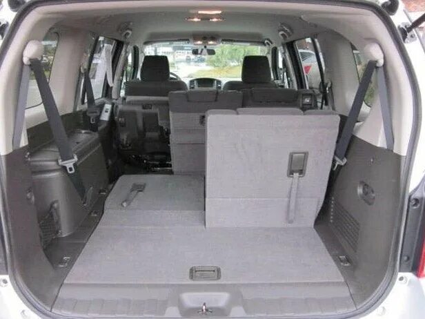 Ниссан патфайндер фото салона и багажника Купить б/у Nissan Pathfinder III Рестайлинг 2.5d AT (190 л.с.) 4WD дизель автома