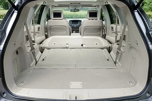 Ниссан патфайндер фото салона и багажника В России стартовали продажи Nissan Pathfinder: цены от 44 380