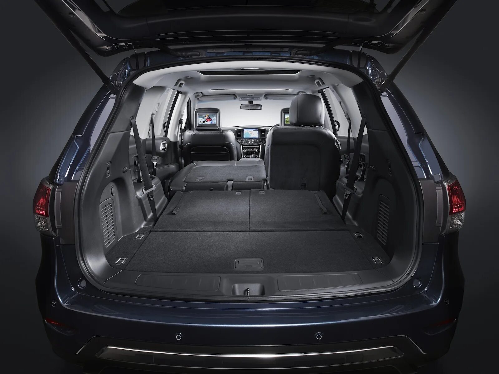 Ниссан патфайндер фото салона и багажника Размер багажника ниссан патфайндер r51 со сложенными сиденьями LkbAuto.ru