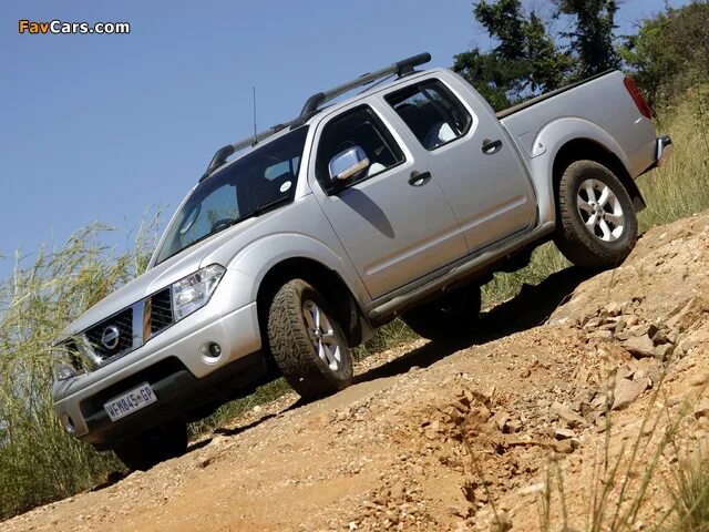 Ниссан патфайндер пикап фото Nissan Navara Double Cab ZA-spec (D40) 2005–10 wallpapers (640x480)