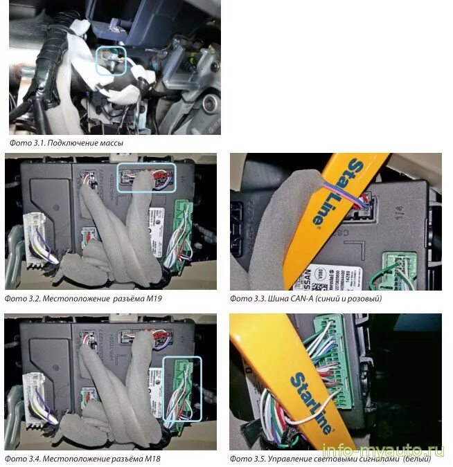 Ниссан патфайндер точки подключения Подключение сигнализации на Ниссан Патфайндер 4