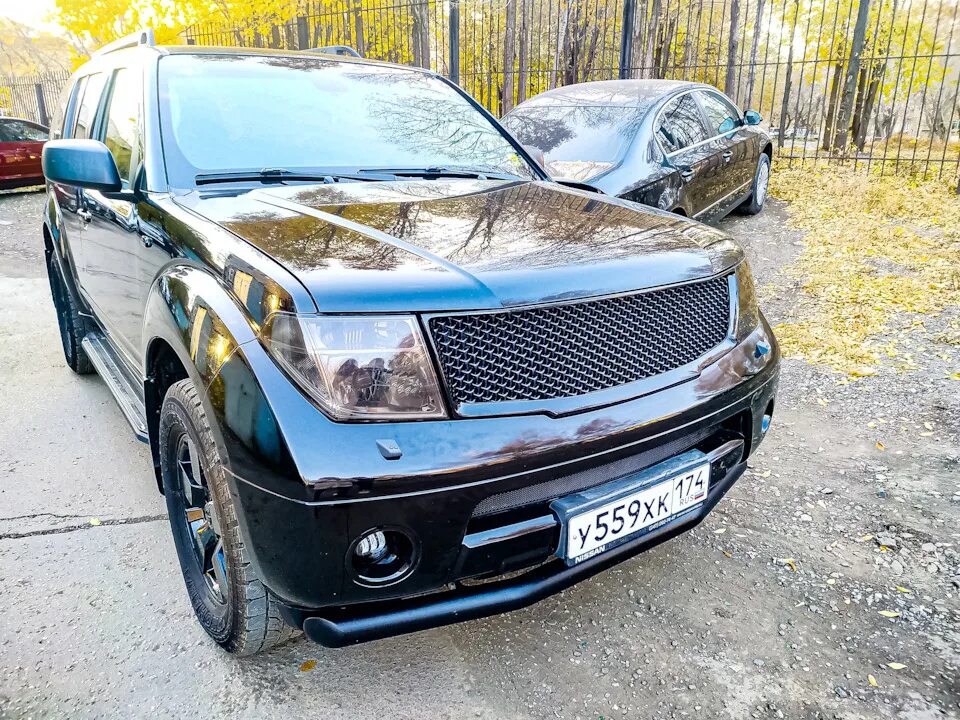 Ниссан патфайндер тюнинг решетка радиатора Решетка радиатора на Nissan Pathfinder ! - Nissan Pathfinder (3G), 2,5 л, 2006 г