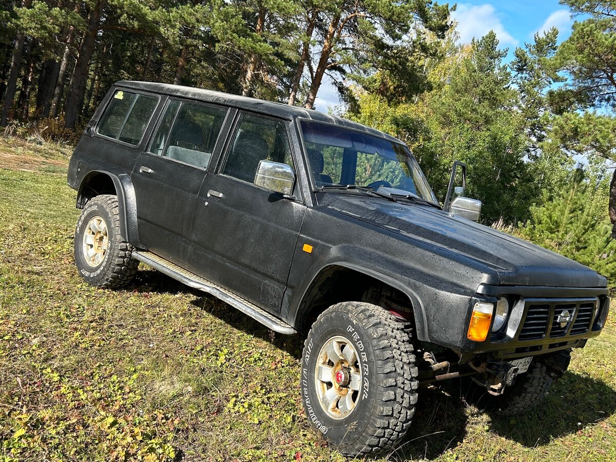 Ниссан патрол 1995 фото Купить б/у Nissan Patrol IV (Y60) 2.8d MT (116 л.с.) 4WD дизель механика в Полев