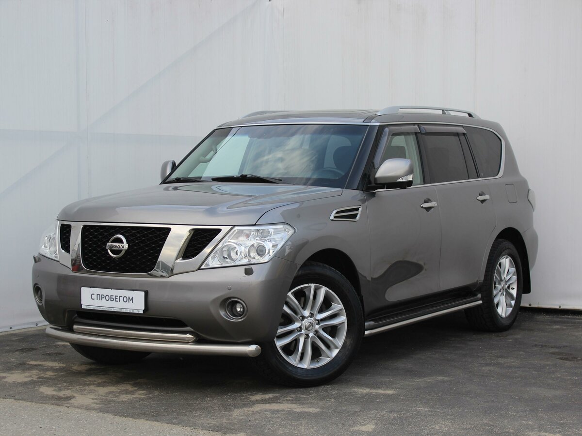 Ниссан патрол 2013 года фото Купить б/у Nissan Patrol VI (Y62) 5.6 AT (405 л.с.) 4WD бензин автомат в Новосиб