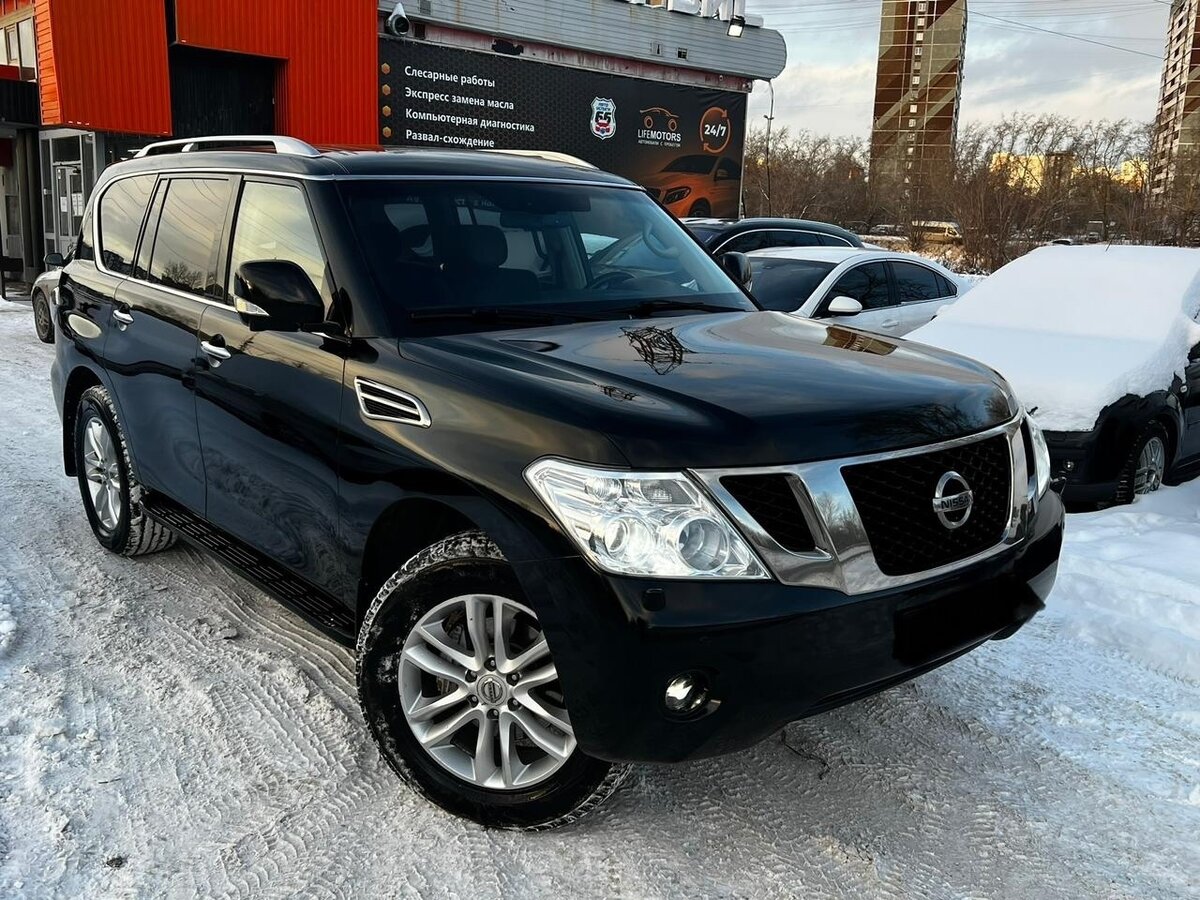 Ниссан патрол 2013 года фото Купить б/у Nissan Patrol VI (Y62) 5.6 AT (405 л.с.) 4WD бензин автомат в Екатери