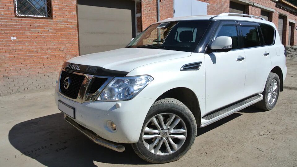 Ниссан патрол 2013 года фото Nissan Patrol (Y62) 5.6 бензиновый 2011 Кот Бегемот на DRIVE2