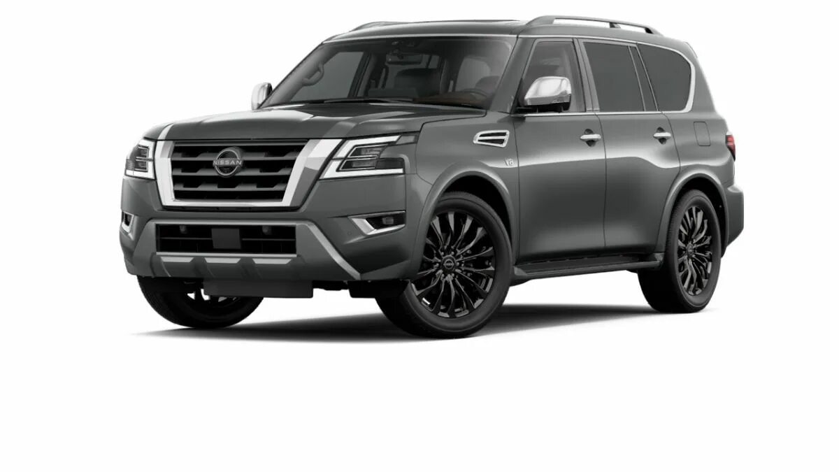 Ниссан патрол 2023 фото Купить новый Nissan Armada Platinum 2021, двигатель: 5.6 V8 DOHC VVEL ® Бензин, 